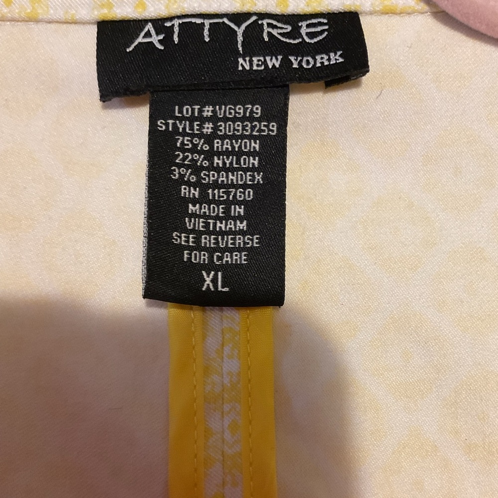 Attyre Yellow Patterned Jacket - image 2